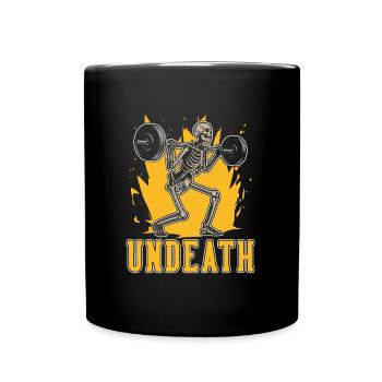 Powerlifting Powerlifter Undeath - Full Colour Mug - black - Front