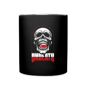 Rugby Skull Undeath - Full Colour Mug - black - Front