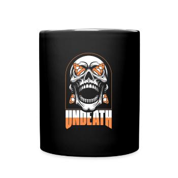 Kayaker Skull Undeath - Full Colour Mug - black - Front
