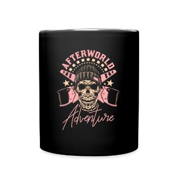 Charpentier Charpentier Charpentier Crâne de charpentier - Mug uni - noir - Devant