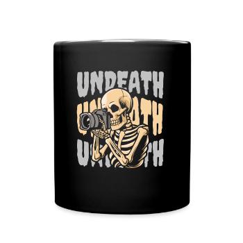 Photographer Photography Camera Skeleton Undeath - Full Colour Mug - black - Front