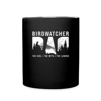 Birdwatcher Papa L’idole Le mythe Ornithologue - Mug uni - noir - Devant