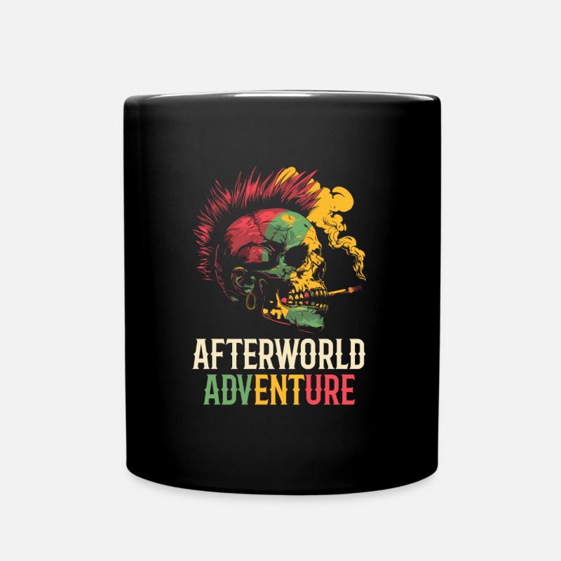 Reggae Skull Afterworld Adventure - Mug uni - noir