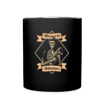 Skateboard Skater Afterworld Adventure - Mug uni - noir - Devant