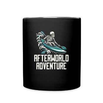 Kayaker Skeleton Afterworld Adventure - Full Colour Mug - black - Front