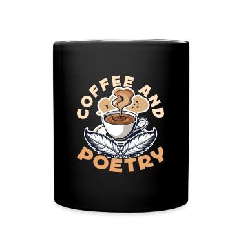 Professeur de café et de littérature poétique - Mug uni - noir - Devant