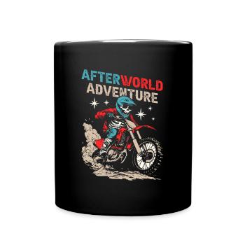 Mx Motocross Dirt Bike Skeleton - Mug uni - noir - Devant