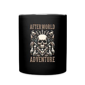Chess Skull Afterworld Adventure - Full Colour Mug - black - Front