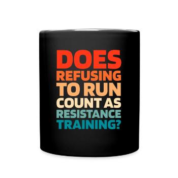 Schwarzer Humor Funny Quote Saying - Tasse einfarbig - Schwarz - Vorne