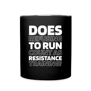 Schwarzer Humor Funny Quote Saying - Tasse einfarbig - Schwarz - Vorne