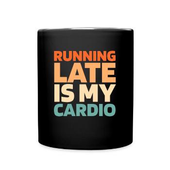 Schwarzer Humor Funny Quote Saying - Tasse einfarbig - Schwarz - Vorne