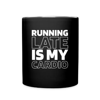 Schwarzer Humor Funny Quote Saying - Tasse einfarbig - Schwarz - Vorne