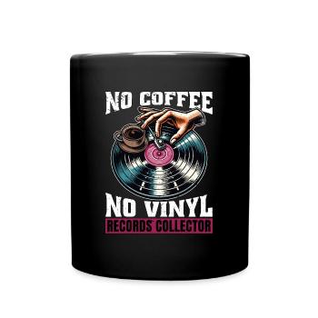 Disques vinyles No Coffee No Turntable Coffee Lover - Mug uni - noir - Devant