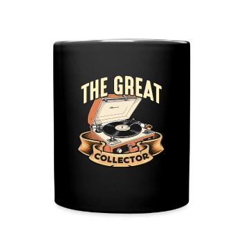 Disques vinyles Le Grand Lecteur Vinyle Collector - Mug uni - noir - Devant