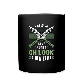 Blade Forging I Need To Save Money Blade Crafter - Tasse einfarbig - Schwarz - Vorne