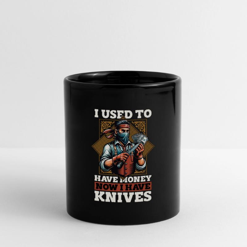 Forgeage de lames J’avais de l’argent Fabrication de lames Mug uni