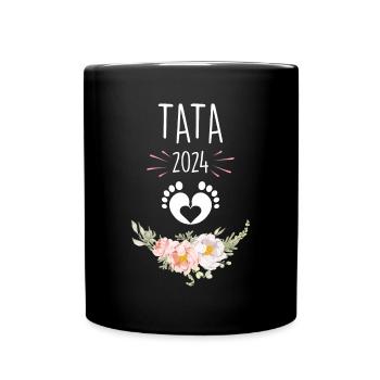 Ma Future Tata D'Amour Annonce Grossesse 2024 - Mug uni - noir - Devant