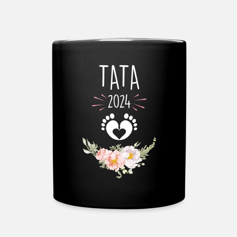 Ma Future Tata D'Amour Annonce Grossesse 2024 - Mug uni - noir