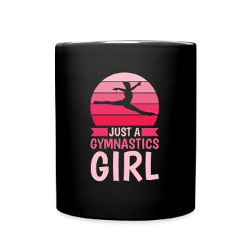 Rsg Turnen Sportgymnastik Just A Gymnastics Girl - Full Colour Mug - black - Front