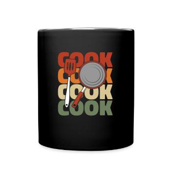 Cook Cooking - Full Colour Mug - black - Front