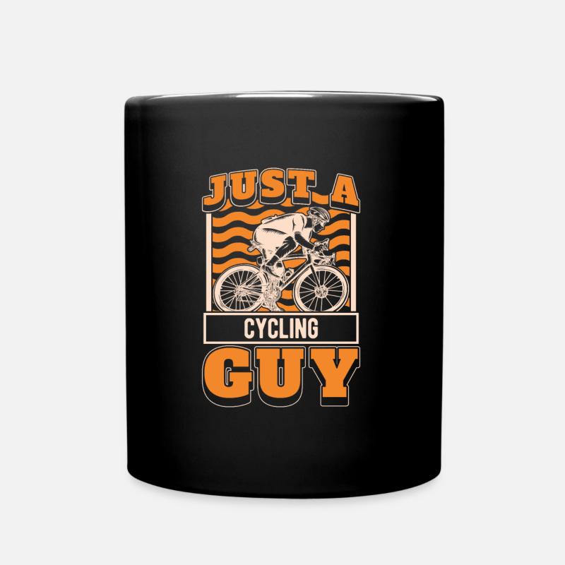 Vélo de route Cycliste Juste un cycliste - Mug uni - noir