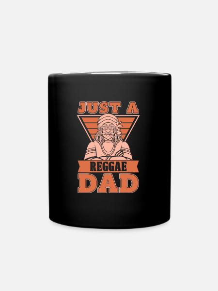 Reggae Just A Reggae Dad - Tasse einfarbig - Schwarz