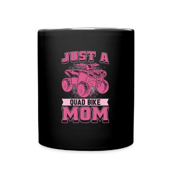 Quad Bike Mutter Just A Quad Bike Mom - Mug uni - noir - Devant