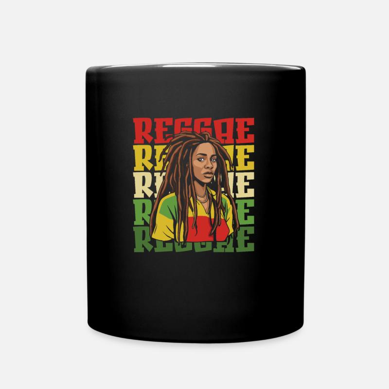 Reggae - Tasse einfarbig - Schwarz