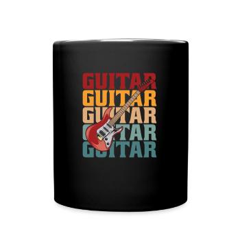 Guitare électrique Guitare électrique - Mug uni - noir - Devant