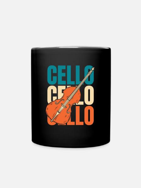 Violoncelle violoncelliste - Mug uni - noir