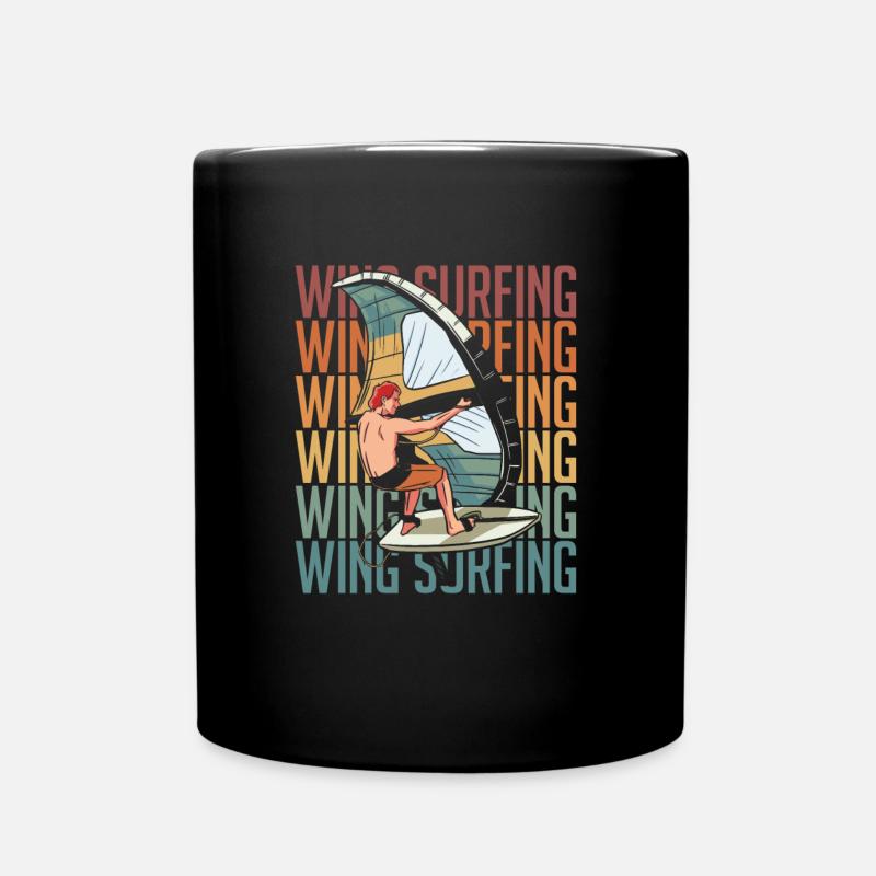 Wing Surf Wing Foil - Tasse einfarbig - Schwarz