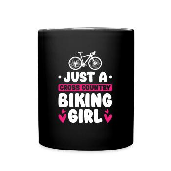 VTT cross-country - Mug uni - noir - Devant