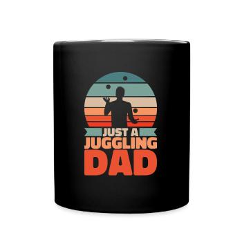 Papa jongleur juste un papa jongleur - Mug uni - noir - Devant