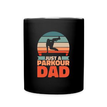 Parkour Father Just A Parkour Dad - Full Colour Mug - black - Front