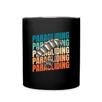 Parapente Parapente - Mug uni - noir - Devant