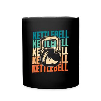 Kettlebell - Full Colour Mug - black - Front