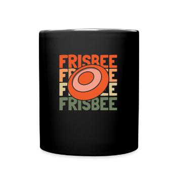 Frisbee - Mug uni - noir - Devant