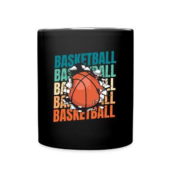 Basket-ball Joueurs de basket-ball - Mug uni - noir - Devant