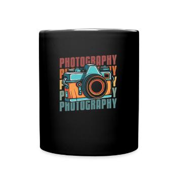 Photographer Photography Camera - Full Colour Mug - black - Front
