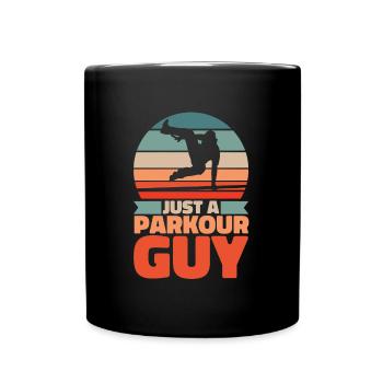 Parkour Just A Parkour Guy - Full Colour Mug - black - Front