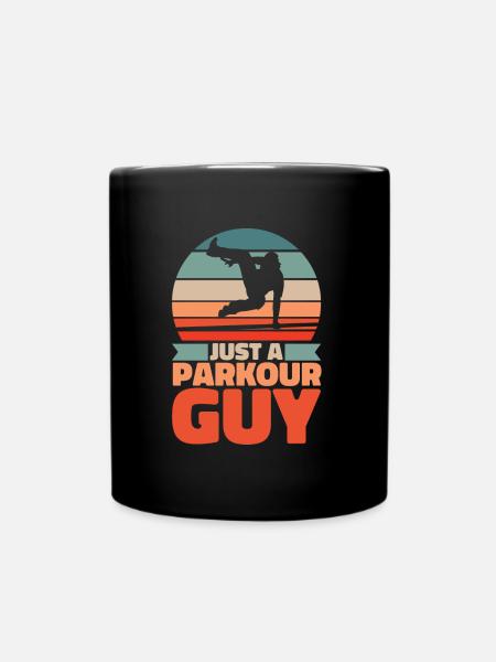 Parkour Just A Parkour Guy - Tasse einfarbig - Schwarz