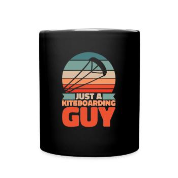 Kitesurfer Kitesurfing Kiting Kitesurfing - Full Colour Mug - black - Front