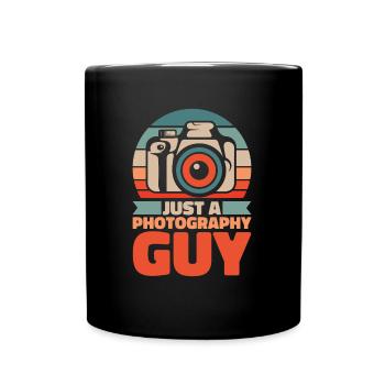 Fotograf Fotografie Kamera - Tasse einfarbig - Schwarz - Vorne