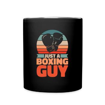 Boxen Boxer Juste un Boxeur - Mug uni - noir - Devant