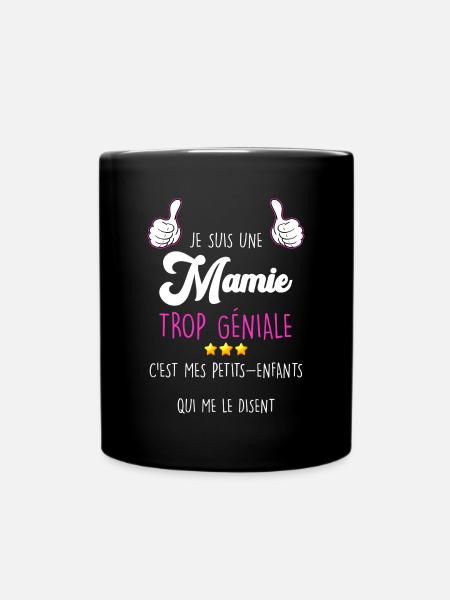 Super Oma Zu Genial Mama Oma Liebe - Tasse einfarbig - Schwarz