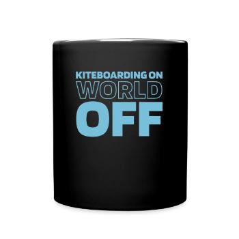 Kitesurfer Kitesurfing Kiting Kitesurfing - Full Colour Mug - black - Front