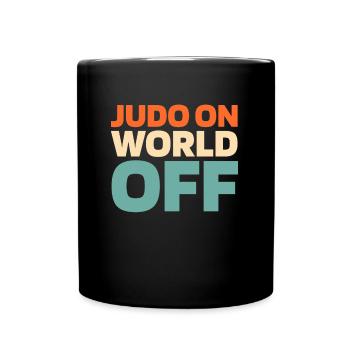 Judoka Judo On World Off - Full Colour Mug - black - Front