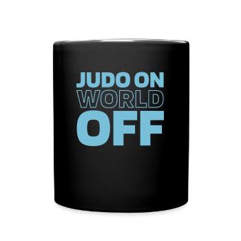 Judoka Judo On World Off - Full Colour Mug - black - Front