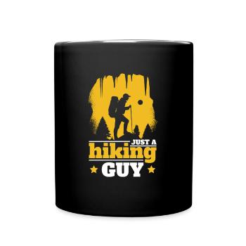 Wandern Wanderer Juste un randonneur - Mug uni - noir - Devant