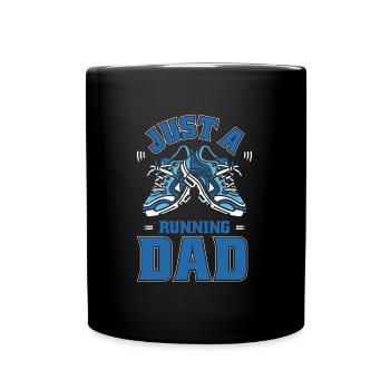 Läufer Jogger Runner Laufen Just A Running Dad - Mug uni - noir - Devant